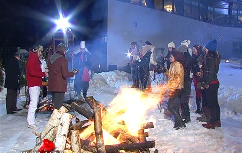 Botezatu a dat petrecere câmpenească în cinstea pretendentelor Burlacului
