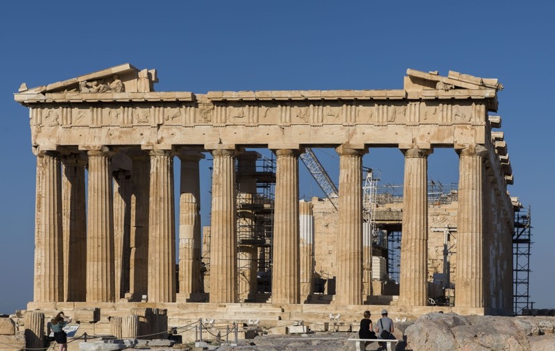 Renovarea Acropolei, motiv de polemici. Guvernul grec, acuzat că a deteriorat monumentul