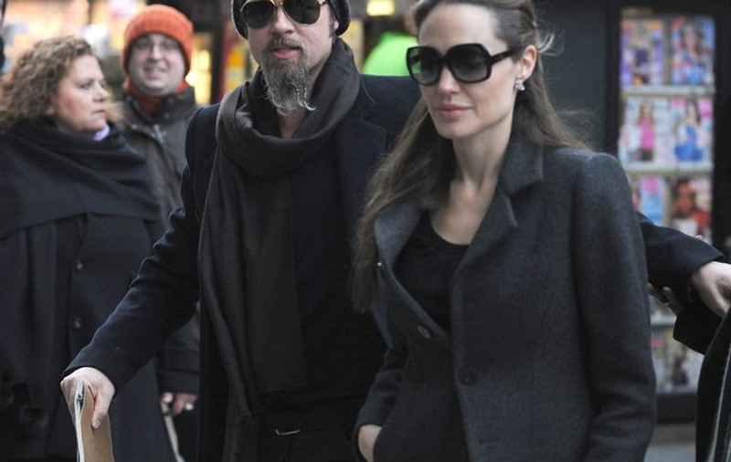 Angelina Jolie şi Brad Pitt, într-o vizită-surpriză în Sarajevo