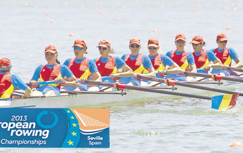 Fetele noastre au rămas «reginele Europei»! Româncele din barca de 8+1 au obţinut al şaptelea titlu continental la canotaj