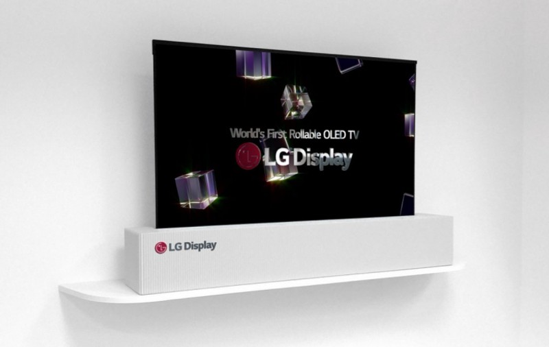 CES 2018. LG a prezentat televizorul care se rulează ca o foaie de hârtie