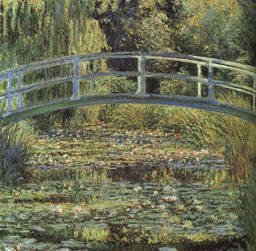 Nuferi, armonie verde - pictură din 1899, Claude Monet