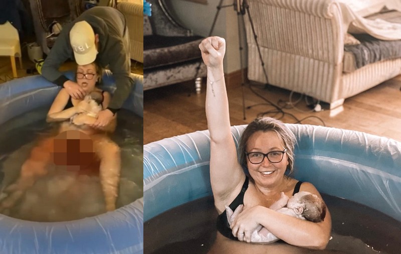 Bebeluș născut acasă, live pe Instagram. Mama a transmis 36 de ore, în direct, travaliul, din locuința ei din Londra