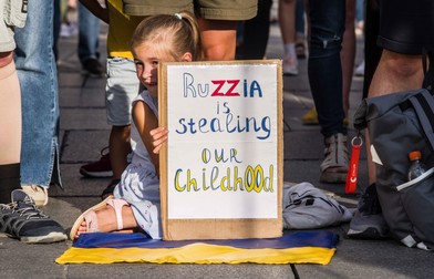 Ucrainenii au protestat față de atrocitățile comise de forțele ruse. Foto: Profimedia