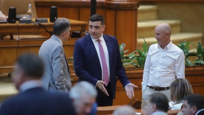 George Simion cu Mugur Mihăescu FOTO Dumitru Angelescu