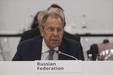 HANDOUT - 05 December 2024, Malta, Attard: Russian Minister of Foreign Affairs Sergey Lavrov attends the Organization for Security and Cooperation in Europe (OSCE) Ministerial Council Meeting in Ta'Qali. Photo: Omar Camilleri/OSCE/dpa - ATTENTION: editorial use only and only if the credit mentioned above is referenced in full