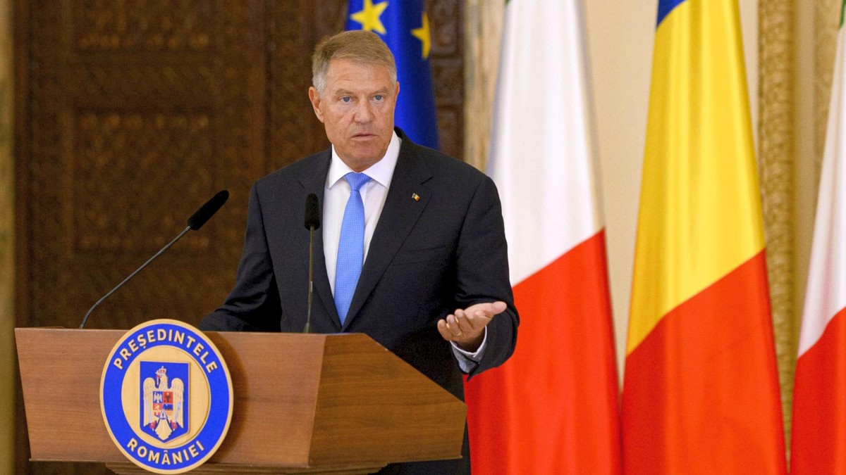 Klaus Iohannis, discurs la Palatul Cotroceni