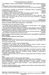 Subiecte Bacalaureat 2016 - Profil Real