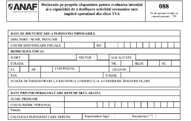 Este oficial. Formularul 088 va fi eliminat de la 1 februarie 2017
