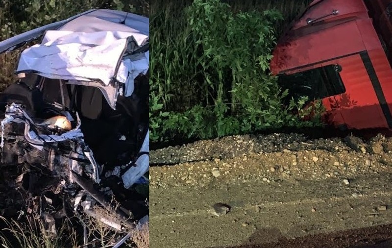 Accident grav în Teleorman. Doi adulţi şi trei copii au murit, după ce maşina în care se aflau a intrat frontal într-un TIR