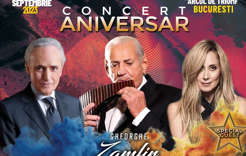 La doar câteva zile de la lansare, spectacolul aniversar Gheorghe Zamfir, Jose Carreras și Lara Fabian este 50% SOLD OUT!