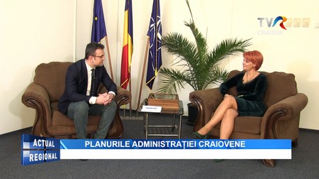 Tiberius Mușuroi și Lia Olguța Vasilescu | Foto: captură tvr-craiova.ro