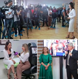 Primarul Daniel Tudorache și Andreea Marin, la lansarea centrului Caraiman