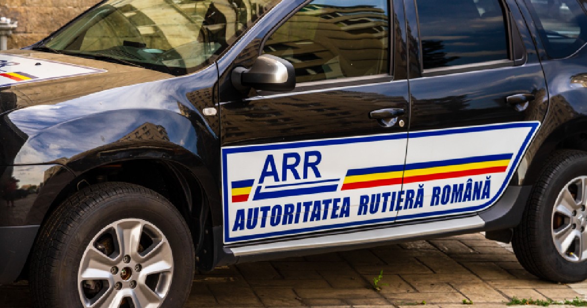 Mașină a Autorității Rutiere Române