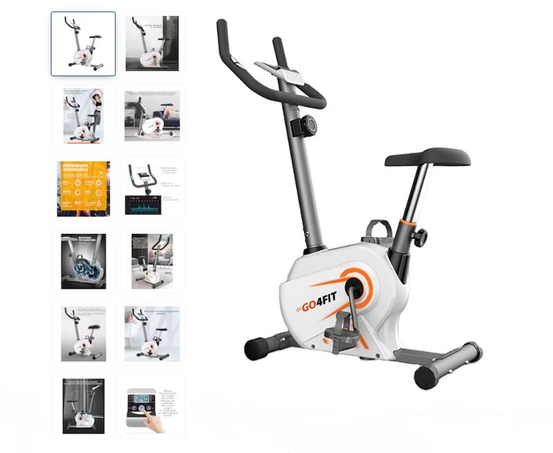 Bicicleta fitness magnetică GO4FIT, model GF100