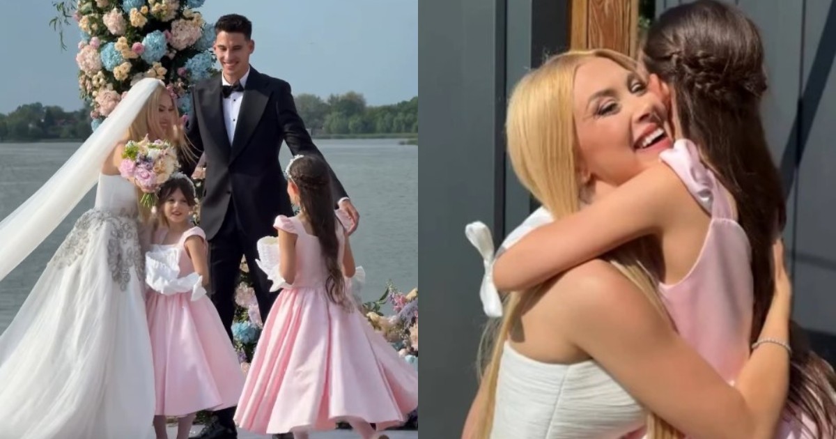Andreea Bălan, moment emoționant alături de fetițele sale