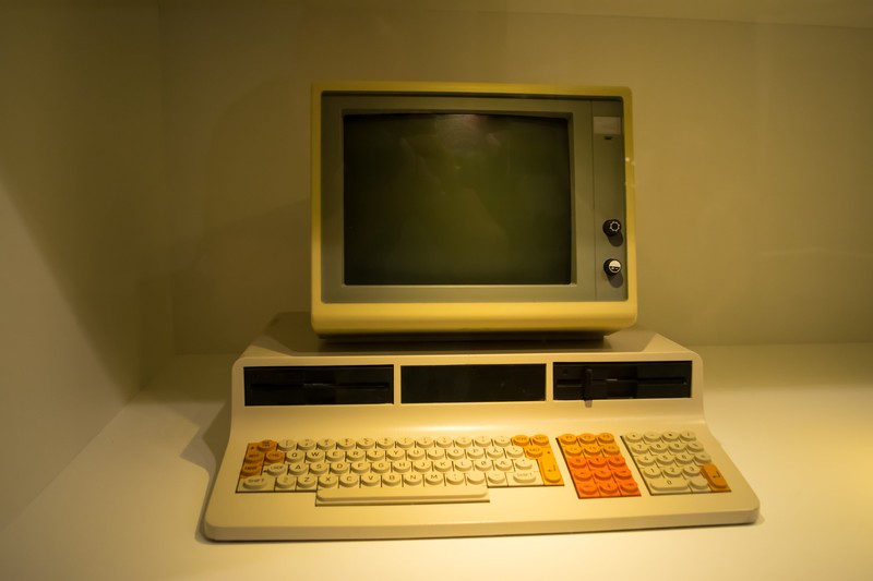 One of the first computers. The beginning of personal computers