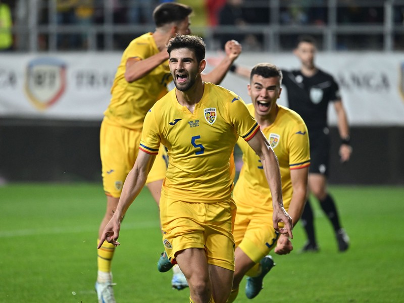 Umit Akdag se bucură după gol marcat în meciul cu Elveția. Foto: Hepta