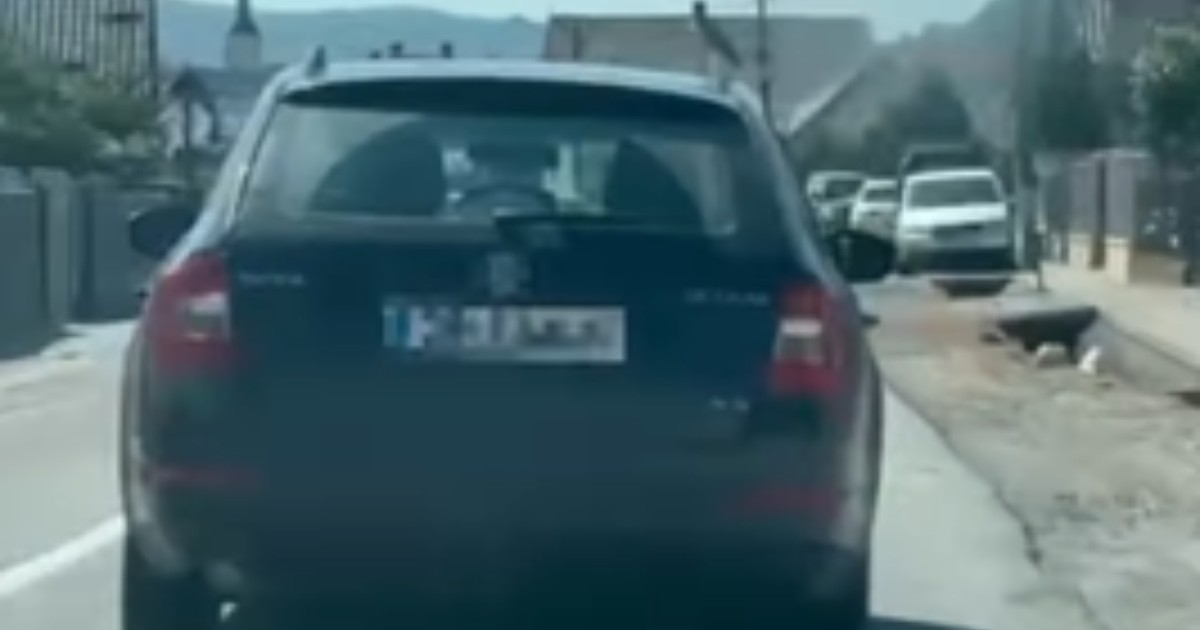 Mașina condusă de șoferul beat, pe DN 17C, Bistrița Năsăud