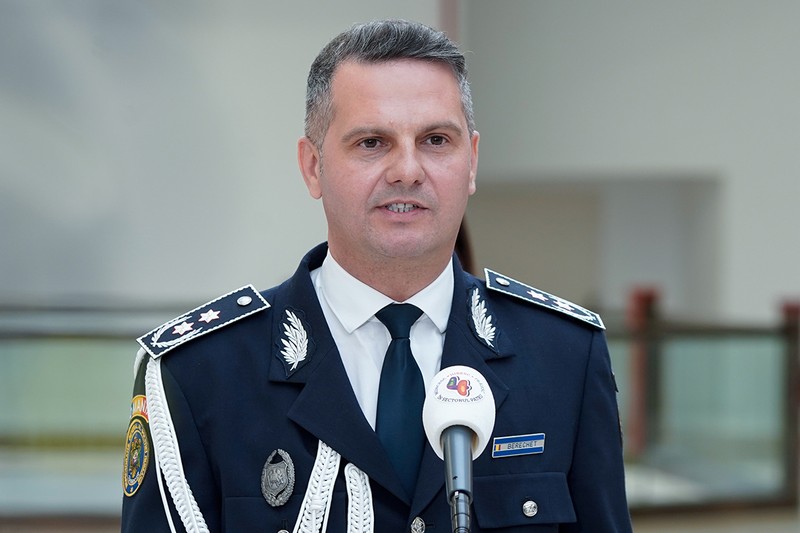 Bogdan Berechet lucrează în Poliţie din anul 2002. Foto: Inquam Photos/Saul Pop