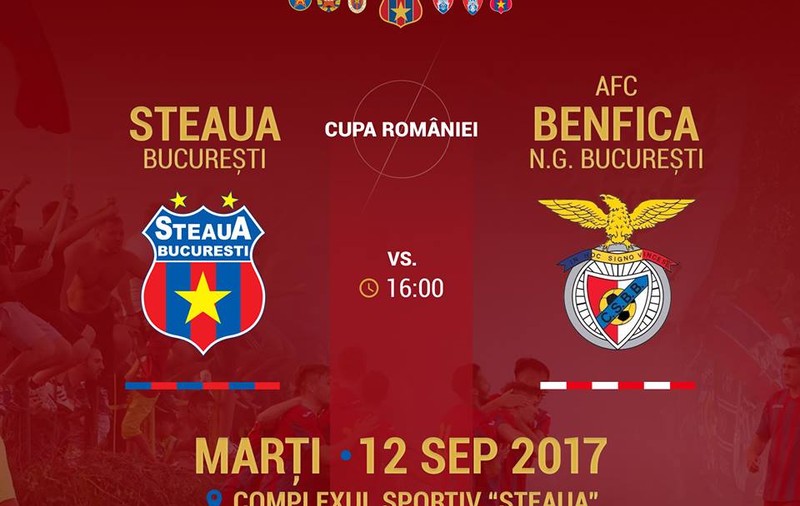 CSA Steaua - Benfica, în Cupa României. Ce umilință pentru ”vulturii” din Berceni