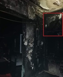 Instalația de ventilare din salonul care a luat foc la spitalul de la Piatra Neamț