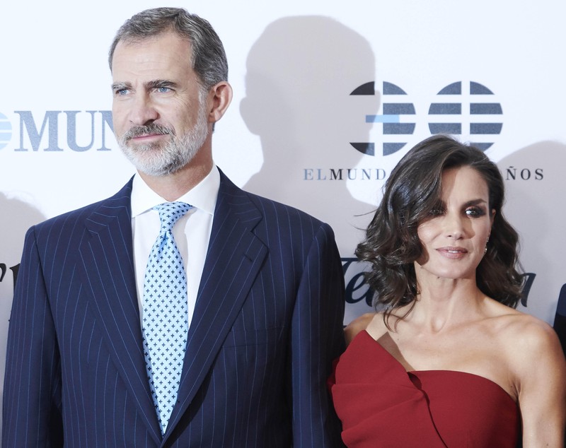 Regina Letizia a Spaniei a purtat cea mai provocatoare rochie de până acum