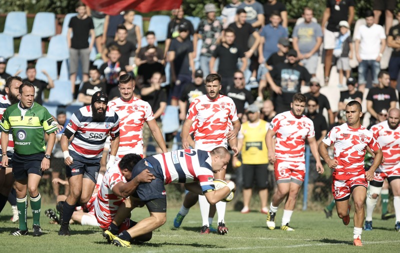 Superliga de rugby 2017 începe sâmbătă. Baia Mare a trecut de U Cluj, remiză la București. Steaua a bătut Dinamo / FOTO