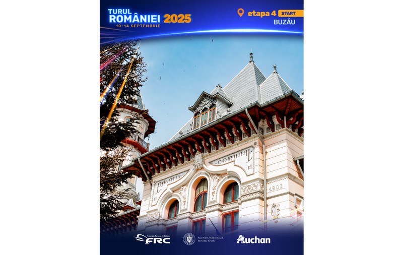 Cea mai lungă probă a Turului României 2025: 212 km între Buzău și Slobozia, cu traversarea spectaculoasă a Dunării