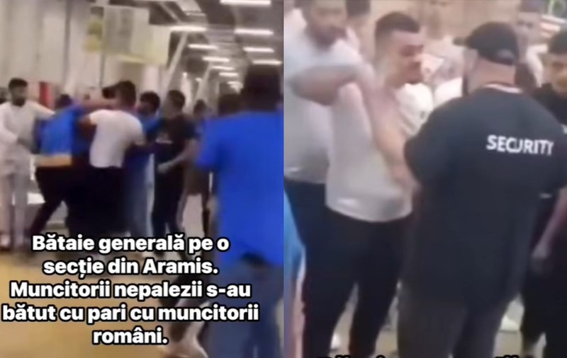 Muncitorii nepalezi și români s-au luat la bătaie în fabrica de mobilă IKEA Aramis din Baia Mare: Totul a pornit de la o cutie cu aracet