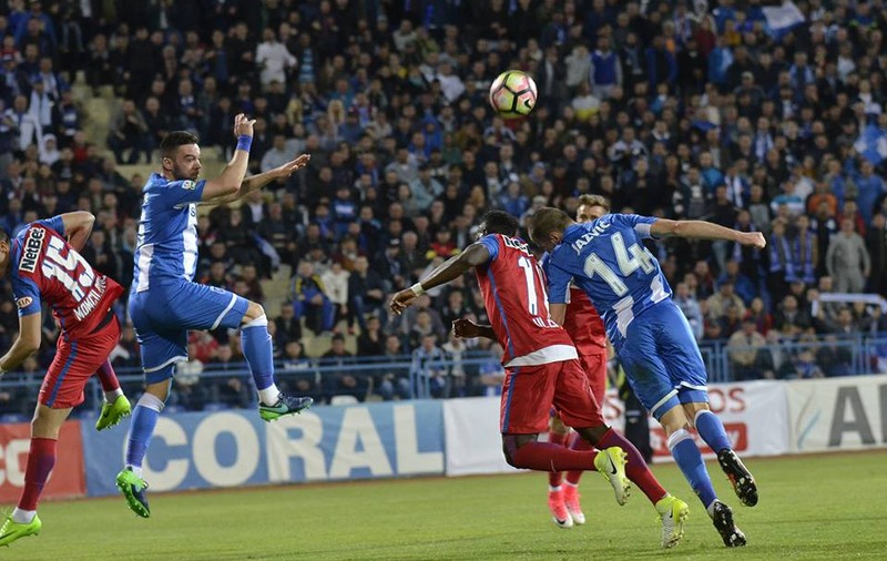 Liga 1, play-off, etapa a 5-a: CSU Craiova - FCSB 0-1. Bară și gol Gnohere! Avram a făcut praf meciul. Ivan, salvat de Niță! / FOTO&VIDEO
