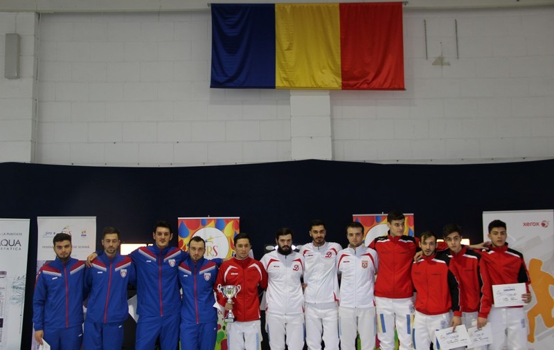 CS Dinamo a câștigat Cupa României la sabie masculin pe echipe