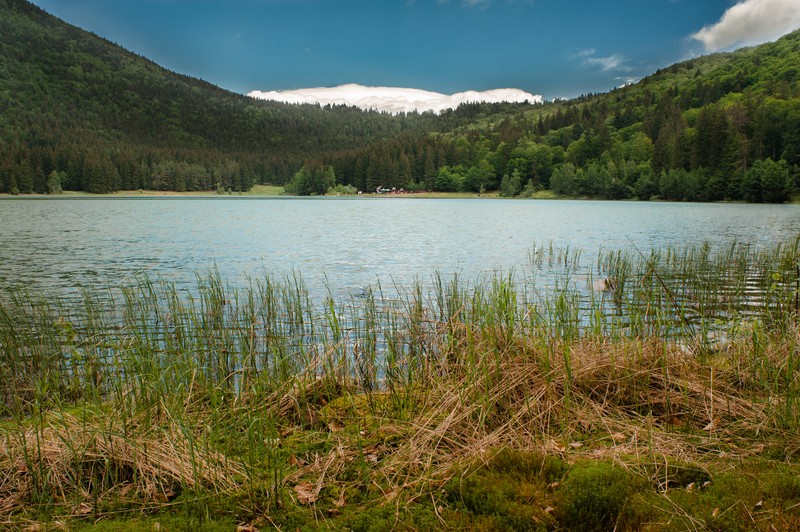 Romania's only volcanic lake with close to distilled water purity.