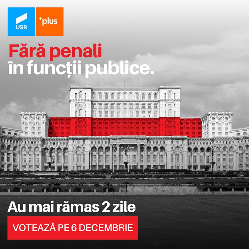 USR susține inițiativa „Fără penali în funcții publice‟