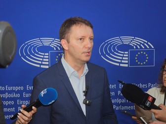Siegfried Mureșan, luni, 14 septembrie, în Parlamentul European de la Strasbourg. Foto: Cristian Otopeanu / Libertatea