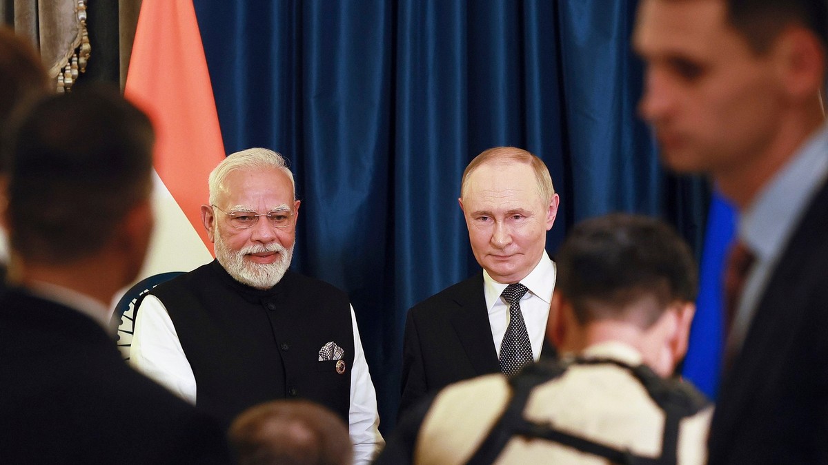 Narendra Modi și Vladimir Putin, în China. Foto Profimedia