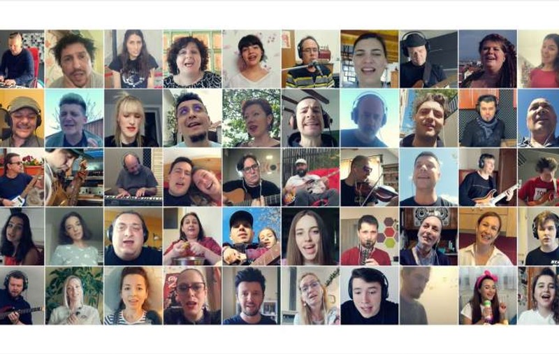 VIDEO | Peste 50 de artişti din Sfântu Gheorghe au realizat un videoclip muzical în perioada pandemiei