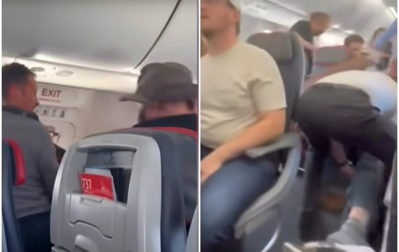 Un pasager a încercat să deschidă uşa unui avion în timpul unui zbor în SUA. VIDEO