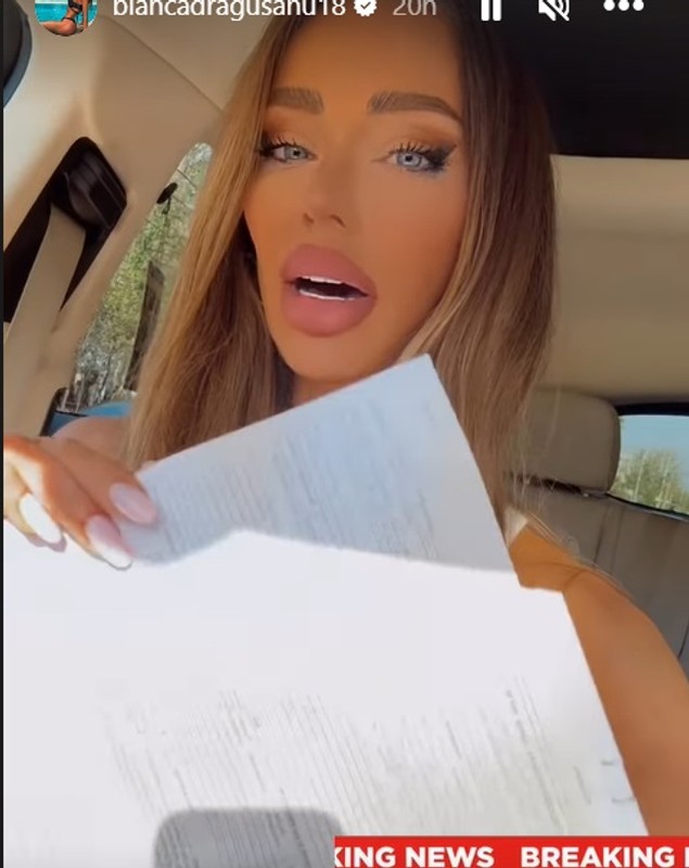 Bianca Drăgușanu, oprită în trafic de polițiști și testată pentru substanțe interzise: „Am fost amendată”. Ce spune despre Dorian Popa