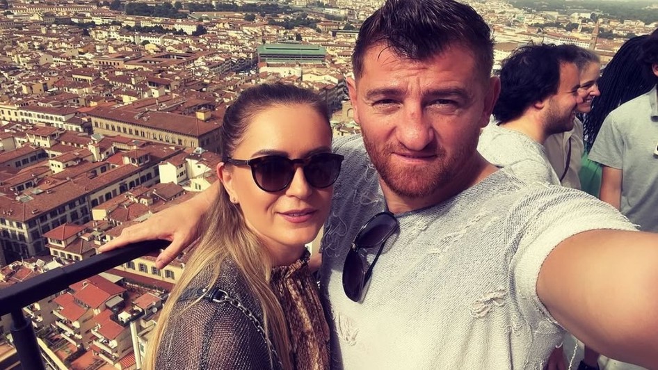 Cătălin Moroșanu și Georgiana, soția sa