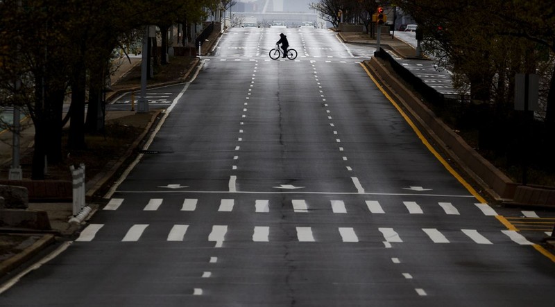 Un New York fantomatic, în plină perioadă de restricții FOTO: EPA