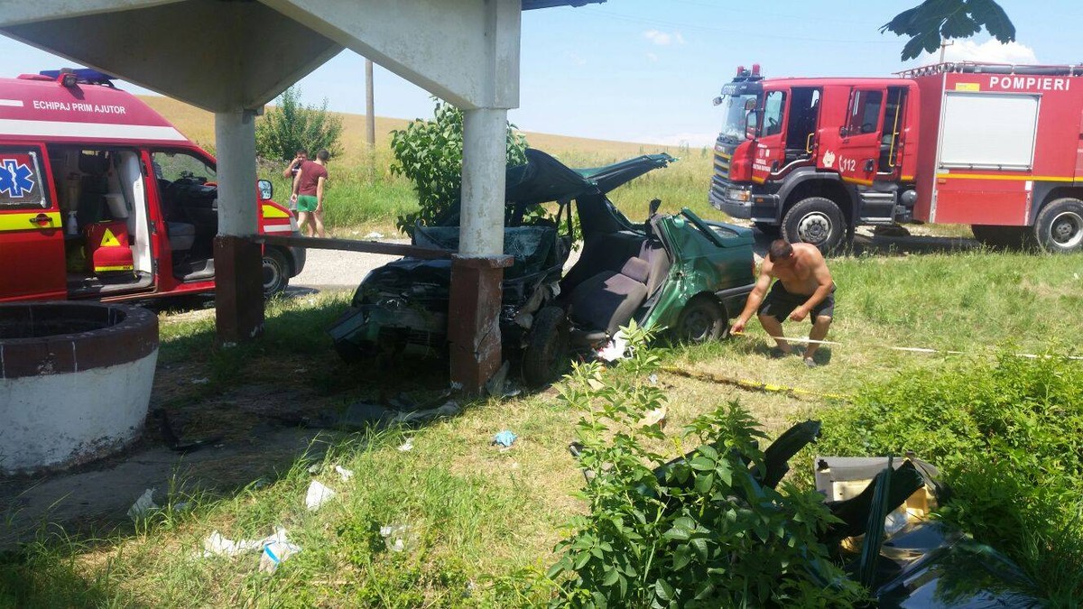 Accident în Naipu, județul Giurgiu