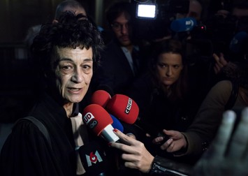 epa05845521 Lawyer Isabelle Coutant-Peyre speaks to media before the start of the trial of her husband and client Ilich Ramirez Sanchez, also known as 'Carlos the Jackal' , at the Palais de Justice courthouse, in Paris, France, 13 March 2017. Sanchez, the self-styled revolutionary, who was once one of the world's most wanted terrorists, appears in court in France on 13 March 2017 to face charges over a grenade attack on a Paris shop on 15 September 1974 that killed two men and ijuring 34 others. The 63-year-old Venezuelan, was handed a second life sentence in 2011 for four bomb attacks in 1982 and 1983 that killed 11 people and injured over a hundred others. He denied any role in the attacks. EPA/IAN LANGSDON