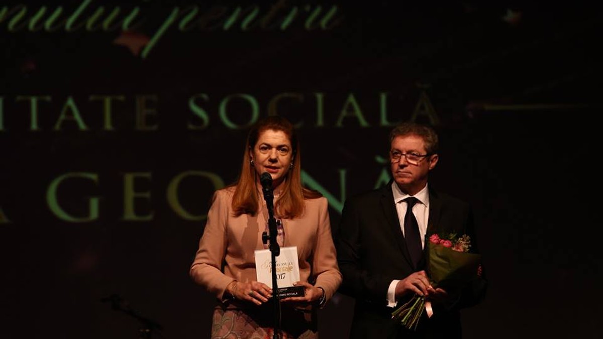 Premiul Femeia anului pentru Responsabilitatea Socială îi revine Mihaelei Geoană