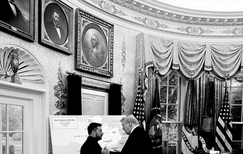 Hartă cu România, Ucraina, Republica Moldova și Rusia la negocierile Trump-Zelenski din Biroul Oval de la Casa Albă: „O amintire dureroasă”