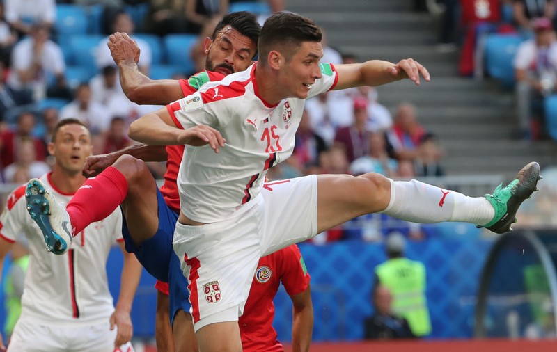 Costa Rica - Serbia, în grupa E a Campionatului Mondial de Fotbal din Rusia 2018: 0-1. Costa Mica! Kolarov a înscris un gol splendid | VIDEO