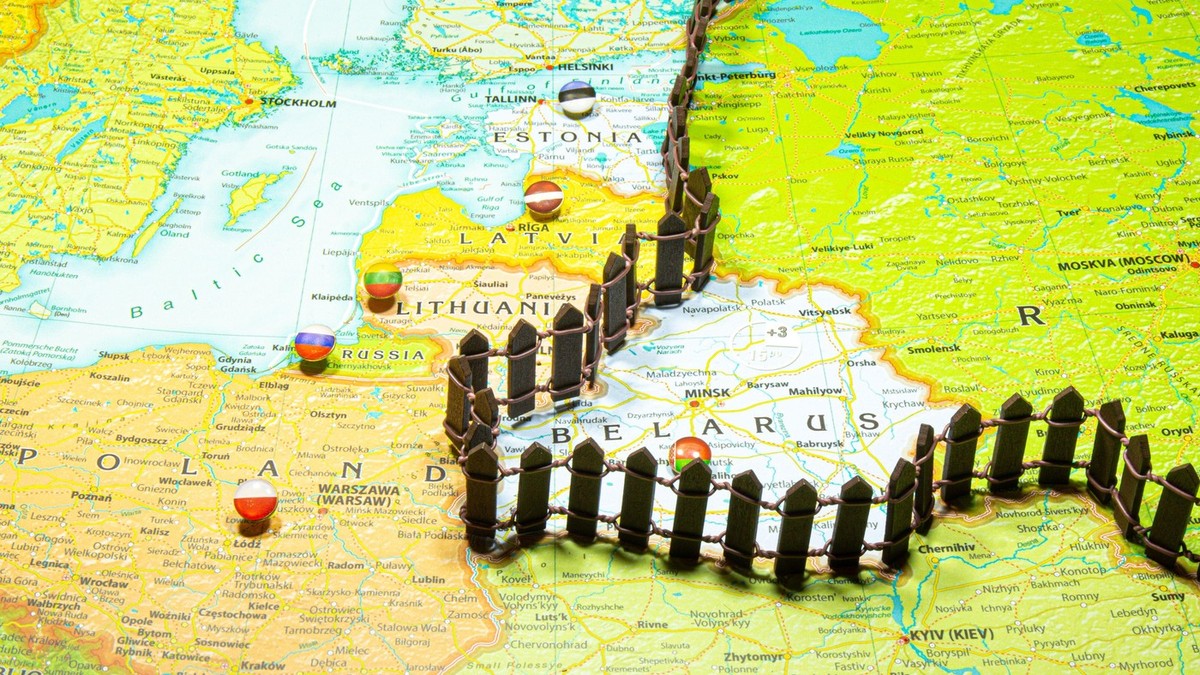 Concept al graniței dintre NATO și Rusia. Imagine cu caracter ilustrativ Foto: Profimedia