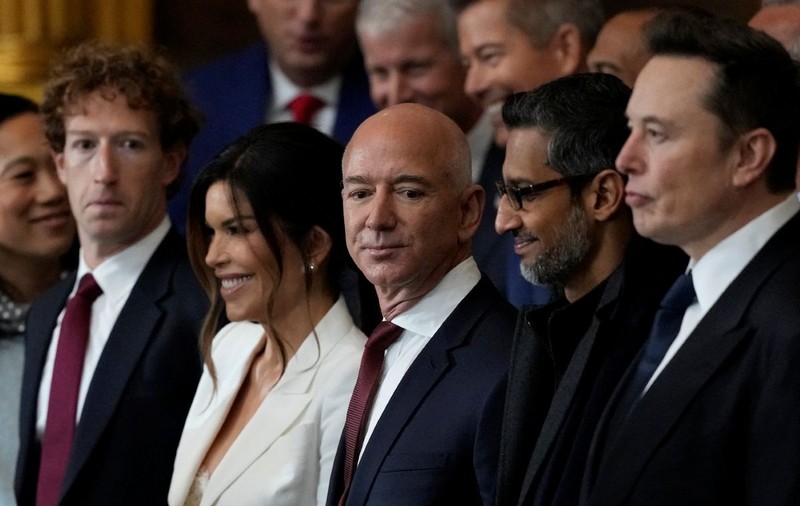 Paradă de miliardari din domeniul tehnologiei la Washington, pentru inaugurarea lui Donald Trump