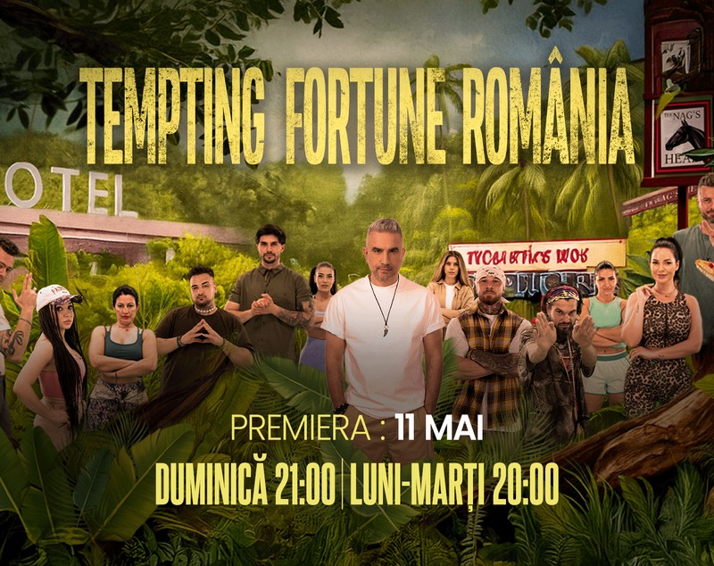 În ce zile va fi difuzată emisiunea „Tempting Fortune România” la Kanal D. Show-ul prezentat de Zoli Toth debutează pe 11 mai 2025