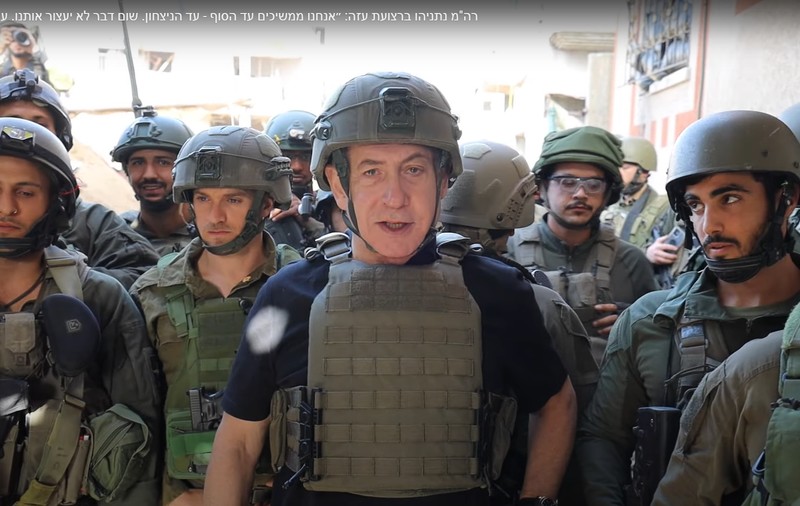 Benjamin Netanyahu, prima vizită în Fâșia Gaza de la începutul războiului. „Vom continua până la victorie. Nimic nu ne va opri” | VIDEO